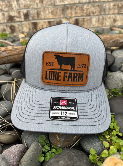 Personalized Cattle Farm Trucker Hat